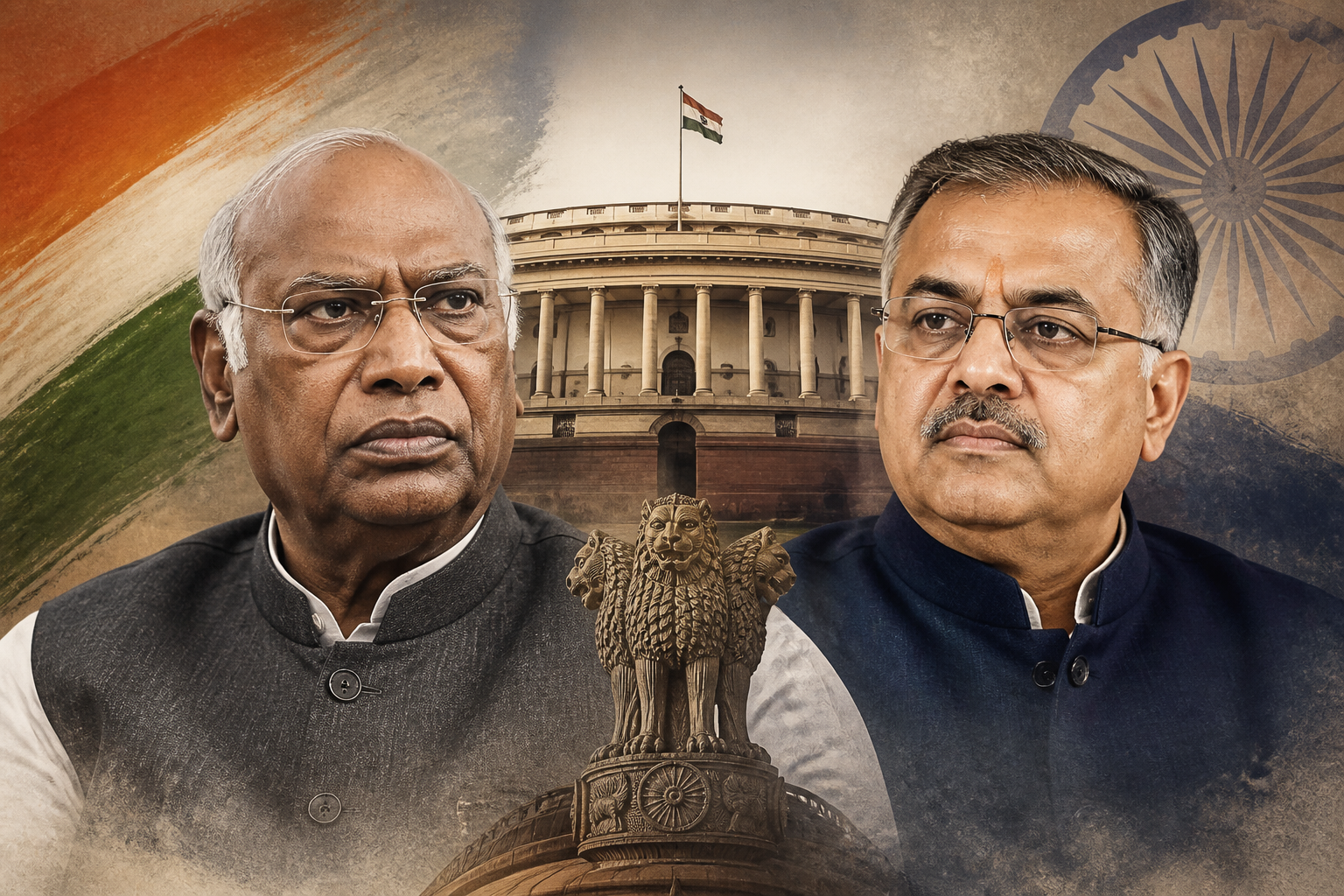खड़गे और चugh सहित 22 सांसद राज्यसभा के लिए निर्विरोध निर्वाचित