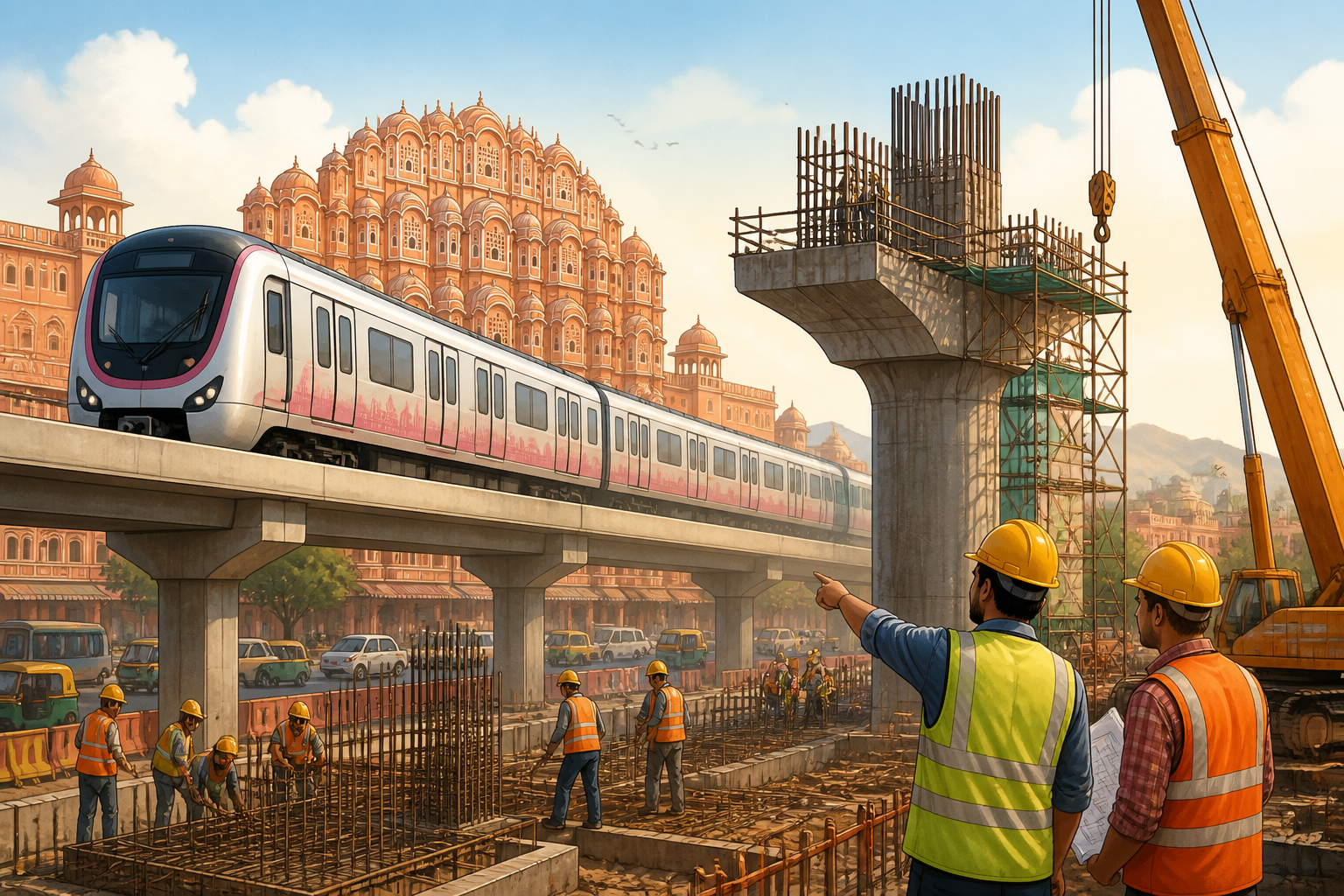 जयपुर मेट्रो फेज-2 का काम तेज
