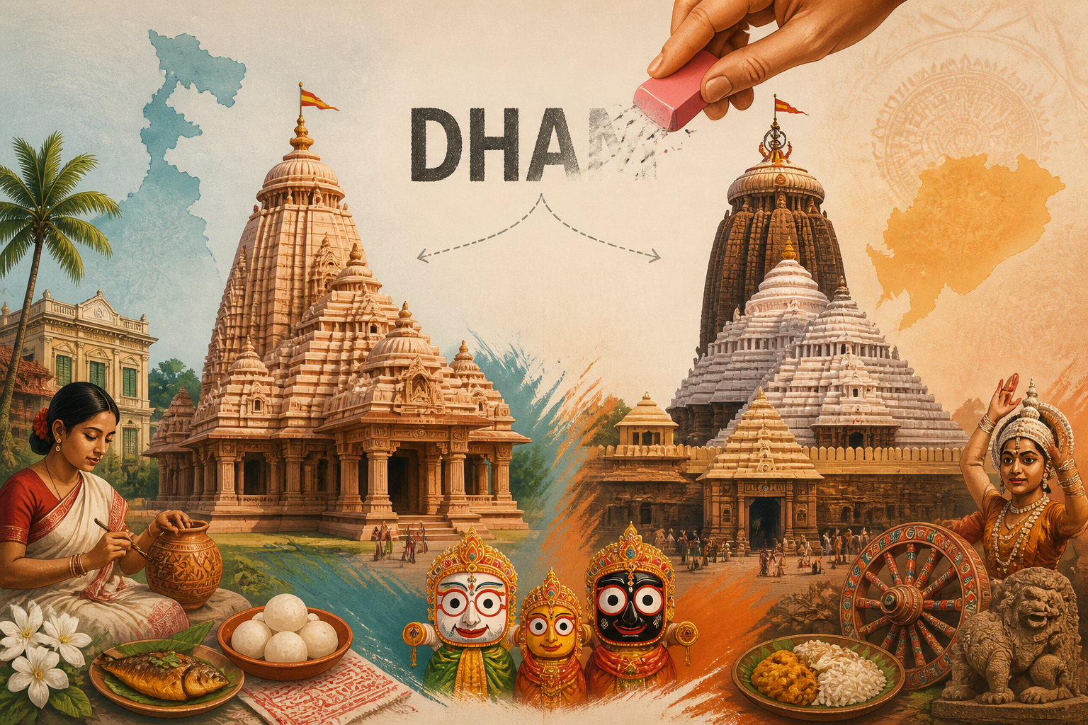 पश्चिम बंगाल ने दीघा जगन्नाथ मंदिर से हटाया ‘धाम’