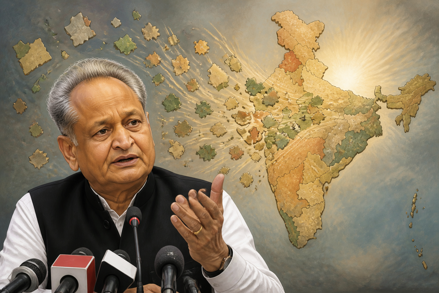 गहलोत ने क्षेत्रीय दलों से राहुल गांधी के नेतृत्व में कांग्रेस से फिर जुड़ने का आग्रह किया